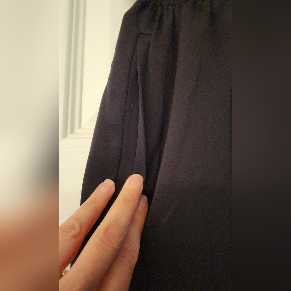 TRINA TURK High-waist Relaxed Black Dress Shorts In Black Size Small - Picture 8 of 9